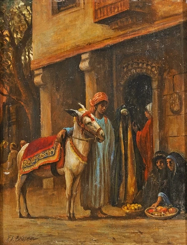 Scena di strada in Algeria